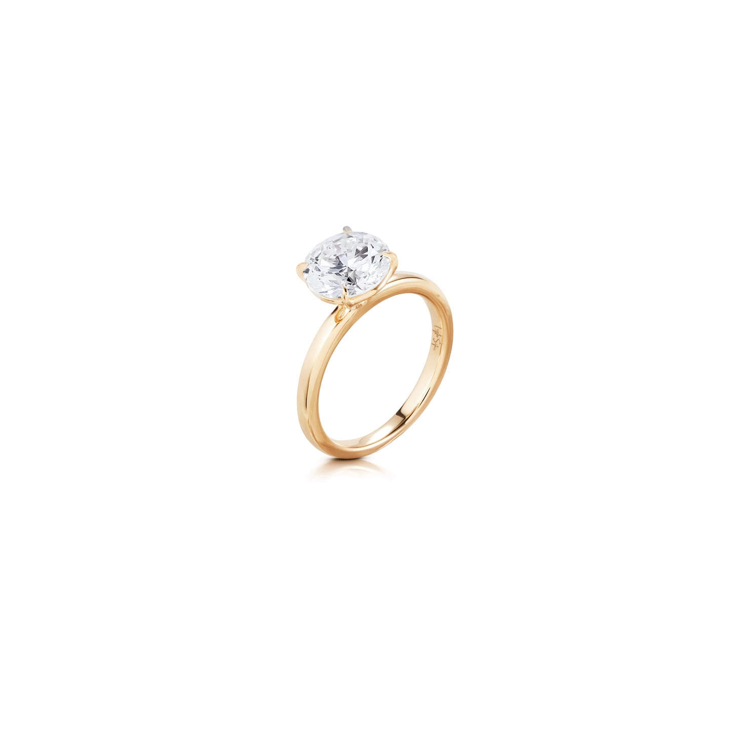 2 Carat Round Solitaire Ring LaylaSofia