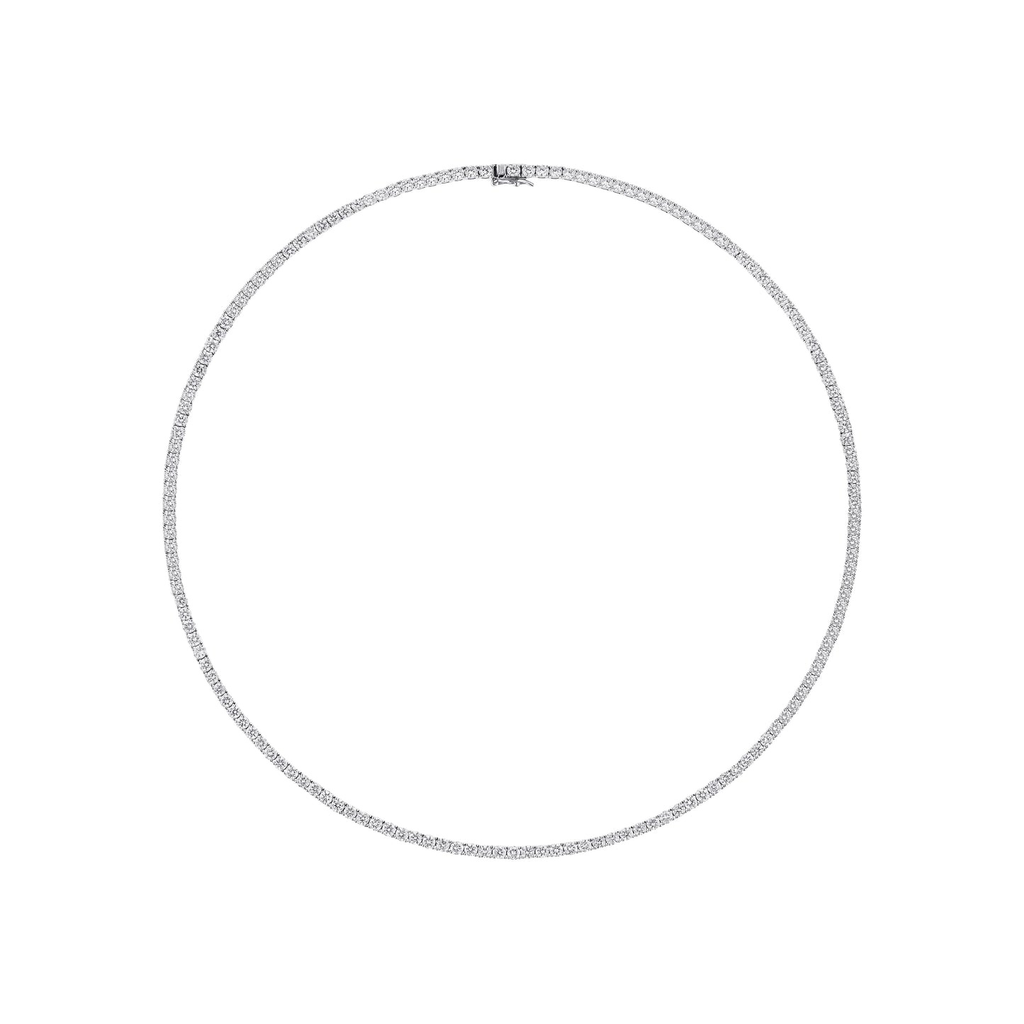 Tennis Choker Necklace – 18k Gold with 8.10 cts Lab-Grown Diamonds LaylaSofia