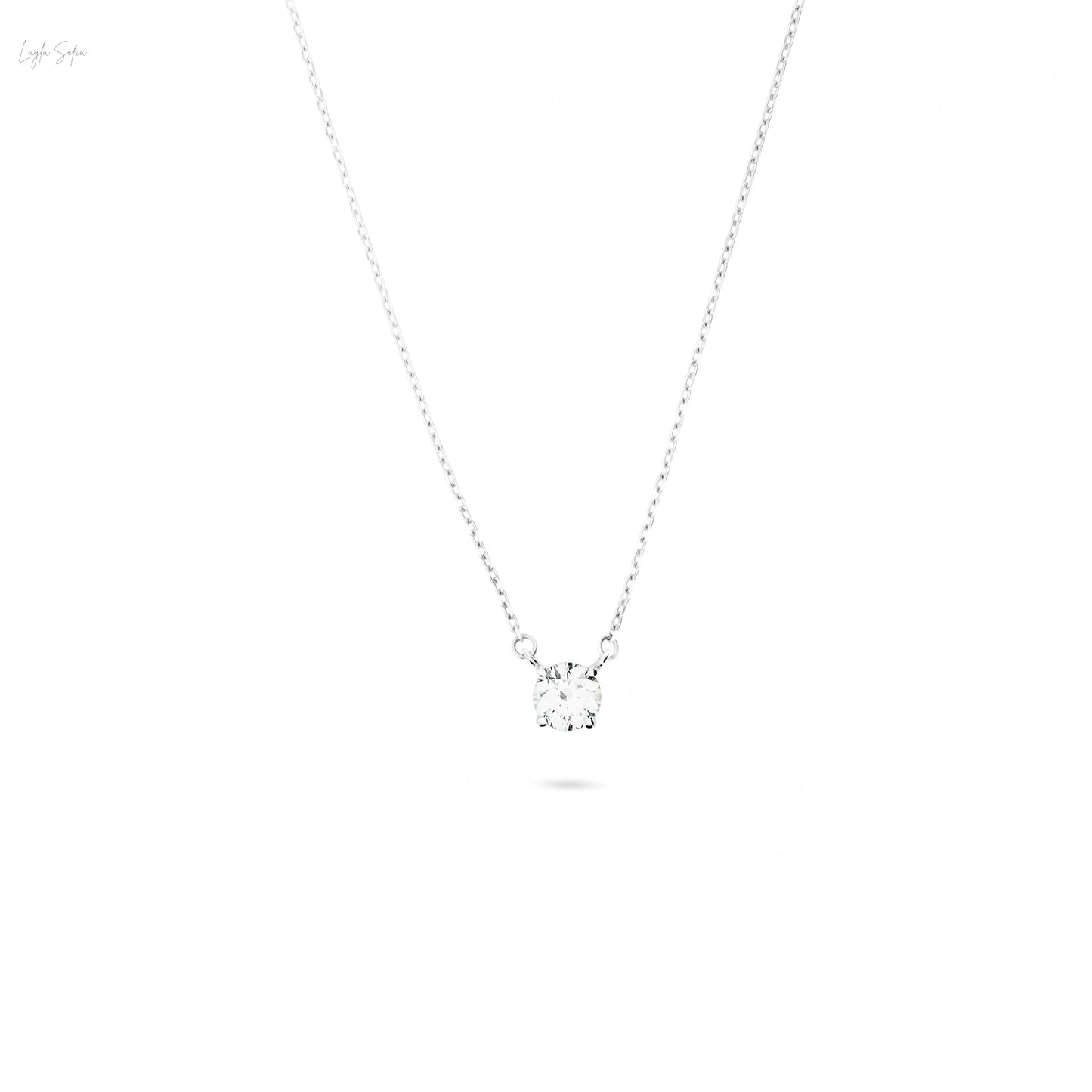 Solitaire Pendant 1 x 0.30 carat Layla Sofia