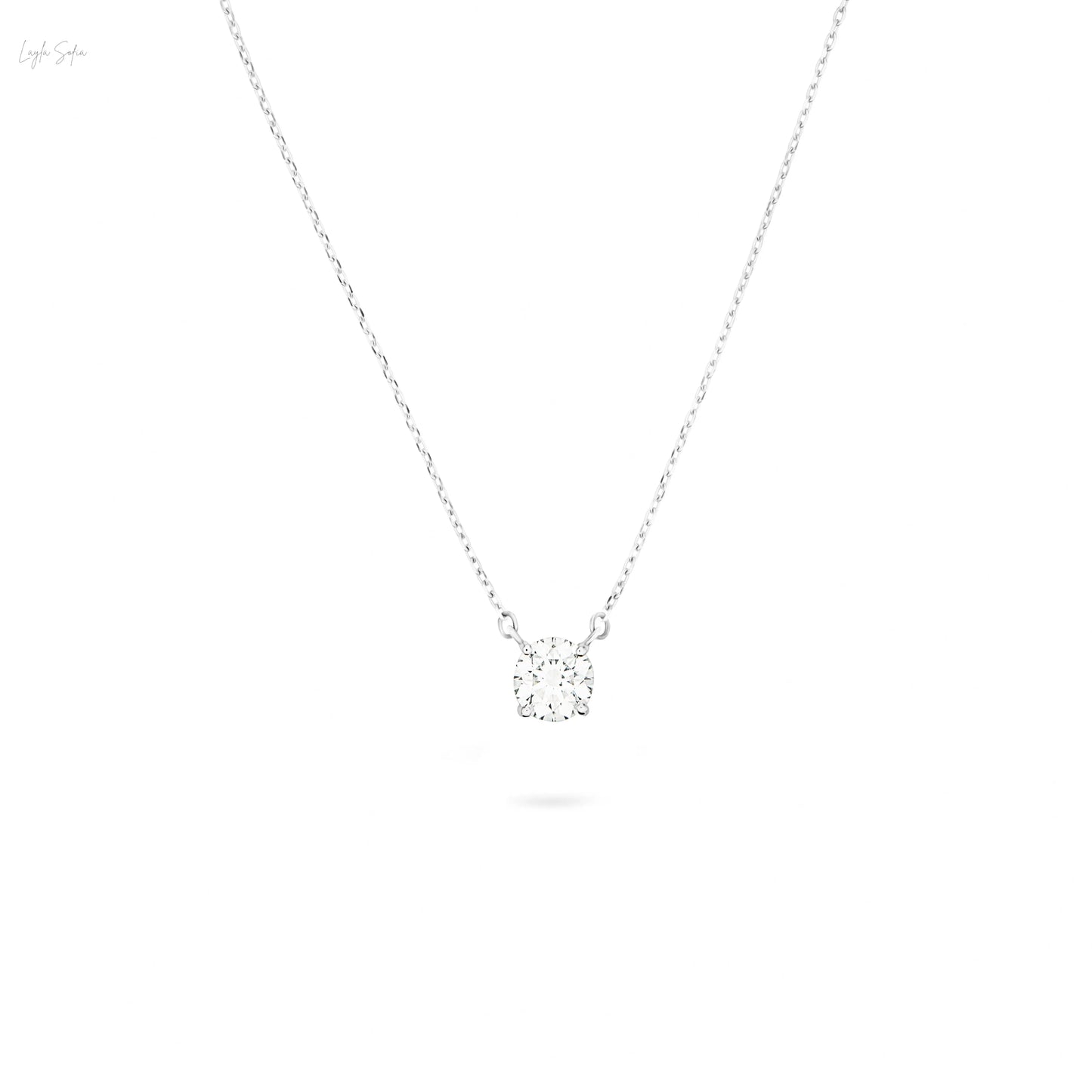 Solitaire Pendant 1 x 0.50 carat Layla Sofia