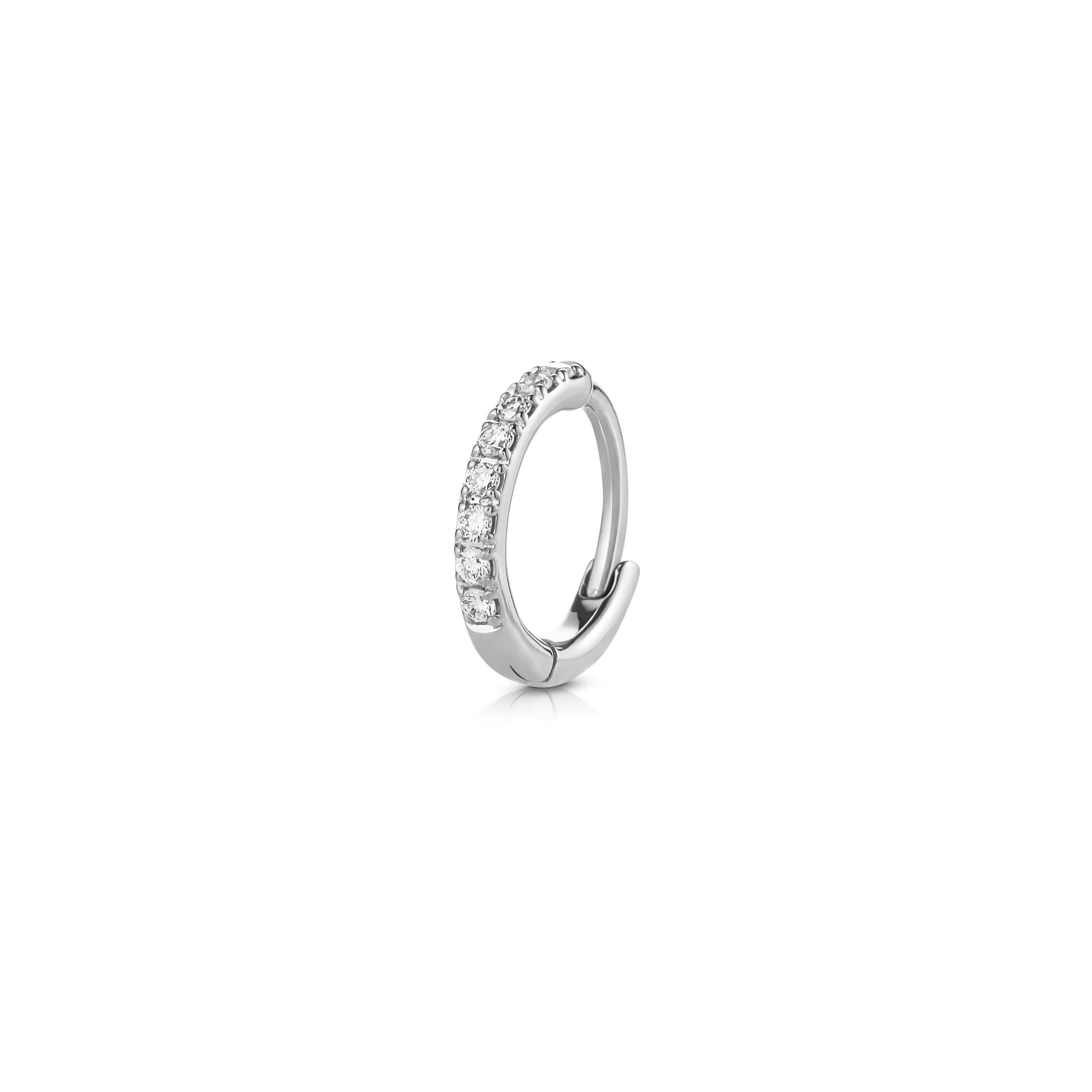 Diamond Pavé Huggie Hoop LaylaSofia