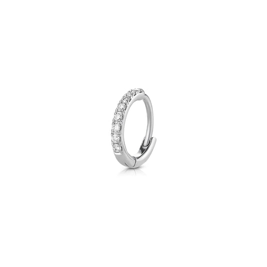 Diamond Pavé Huggie Hoop LaylaSofia
