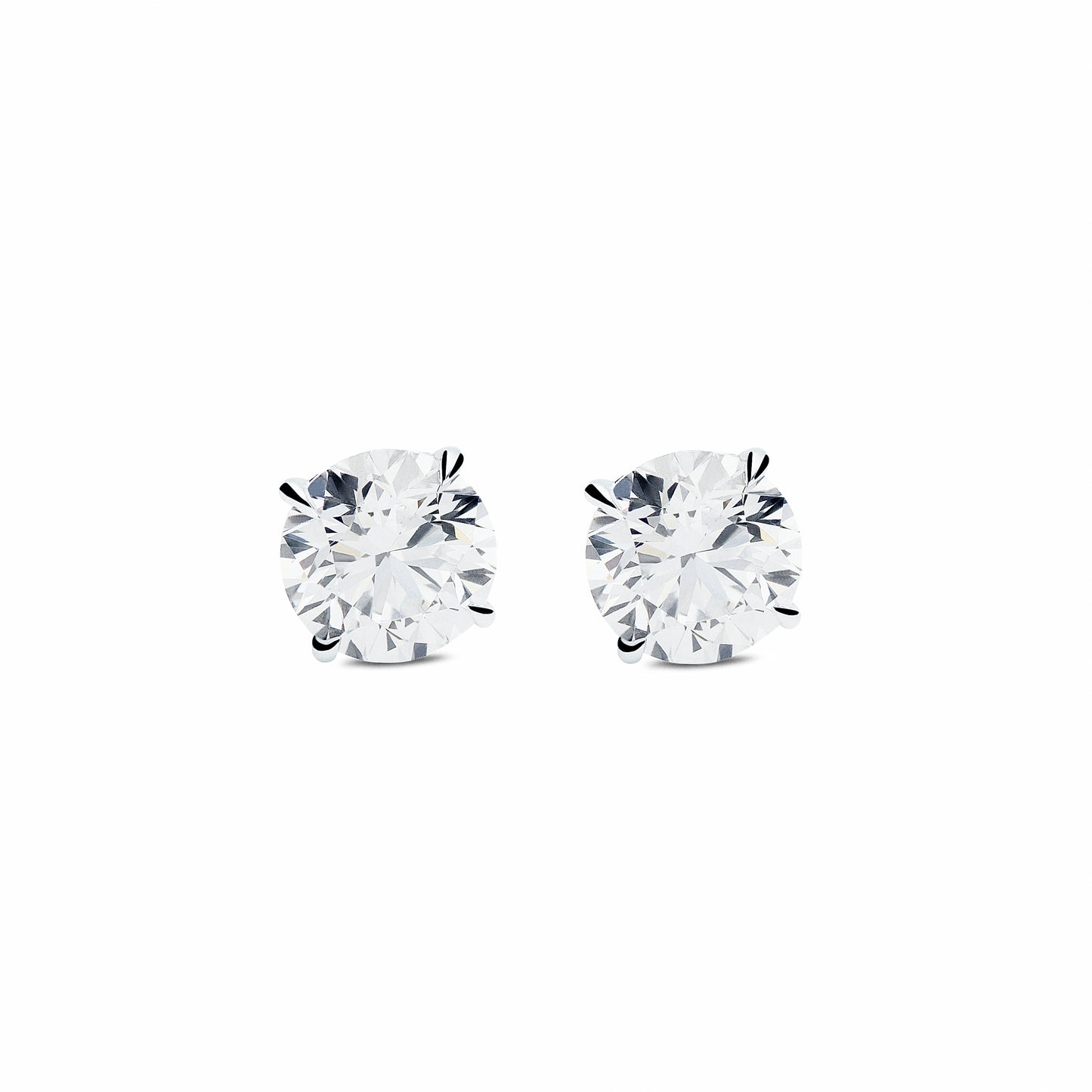 Earrings 2 x 1.50 carat