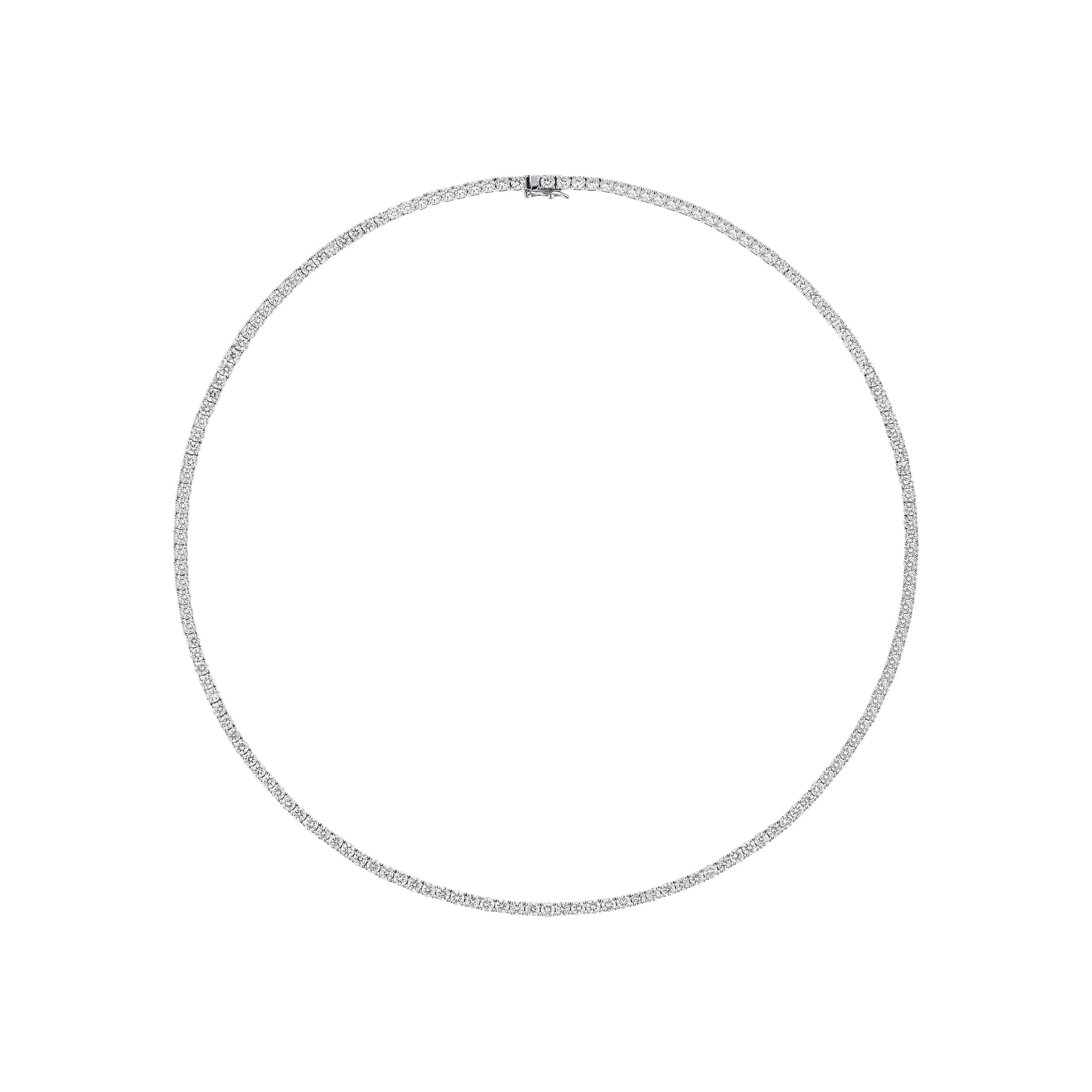 Tennis Choker Necklace – 18k Gold with 8.10 cts Lab-Grown Diamonds LaylaSofia