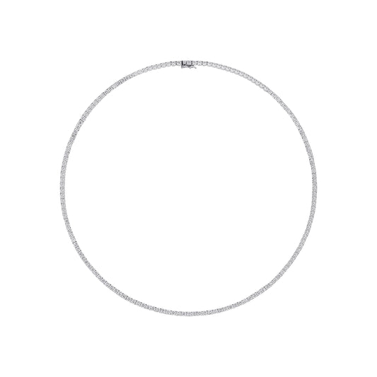 Tennis Choker Necklace – 18k Gold with 8.10 cts Lab-Grown Diamonds LaylaSofia
