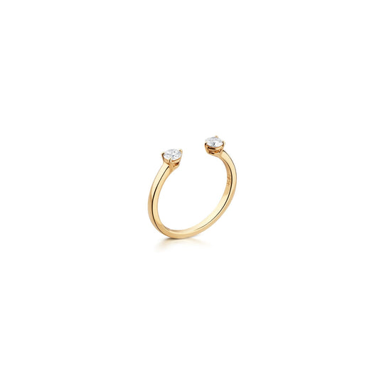 Open Diamond Duo Ring – 14K Gold LaylaSofia