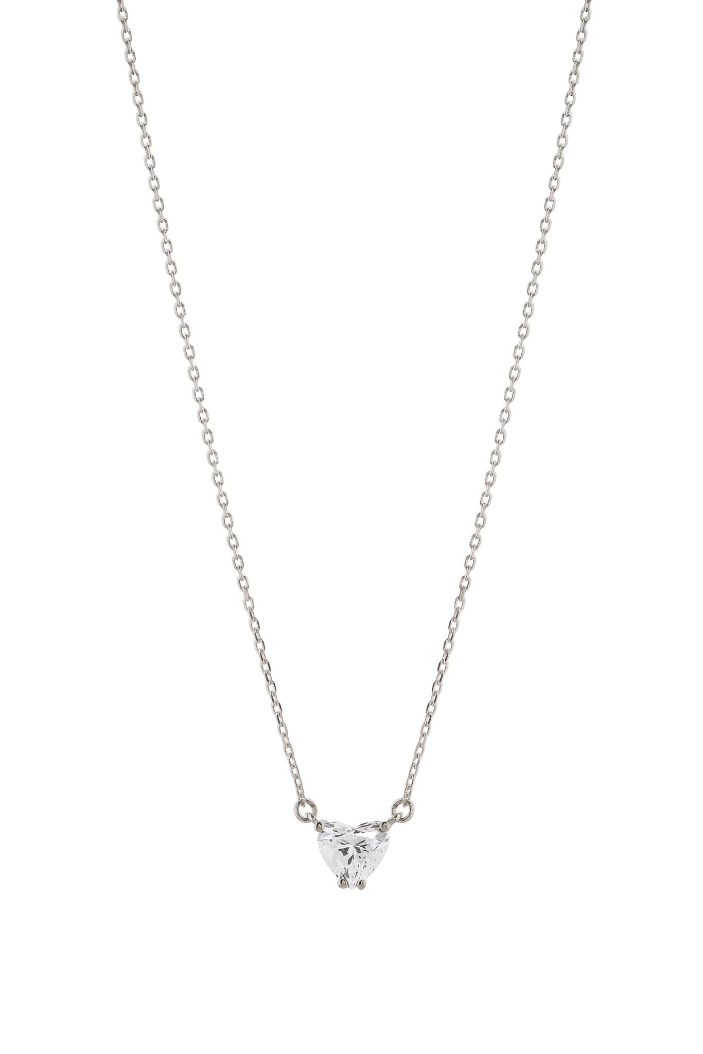 Heart Solitaire Diamond Necklace – 14K Gold LaylaSofia